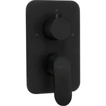 Vodovodní baterie DEANTE - Alpinia černá - Vnější prvek, pro směšovací BOX BXY_NGAM