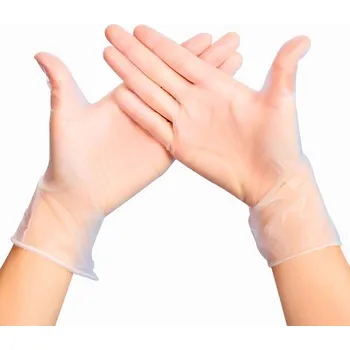 Pracovní rukavice Wepack Rukavice vinylové nepudrované bílé, velikost S - 10bal x 100ks