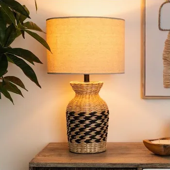 Lampička Atmosphera - Stolní lampa MENA 1xE27/40W/230V vodní hyacint