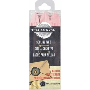 Pečeť Sada pečetních vosků Manuscript 3ks – růžové