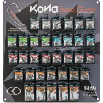 Rybářský háček 340ks - Háčky Offsetové Iron Claw Kona