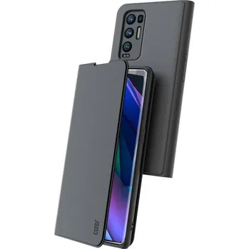 Náhradní kryt pro mobilní telefon Ochranné flipové pouzdro Casr pro mobilní telefon Oppo Find X 3 Neo / slot na karty / černá