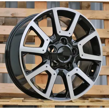 Alu kolo Alu kola Racing Line B1380, 20x8.5 5x150 ET55, černá + leštění (zátěžová)