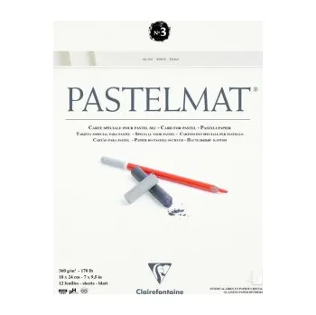 Blok Blok pro pastel Pastelmat 30x40cm bílý 360g 12 listů