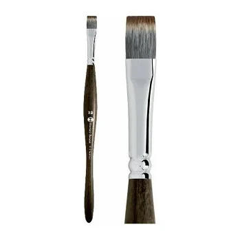 Umělecký štětec Plochý ergonomický štětec 801 velikost 20