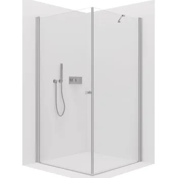 CERANO Sprchový kout Antelo L/P chrom, transparentní sklo 80x90 cm křídlový CER-433983