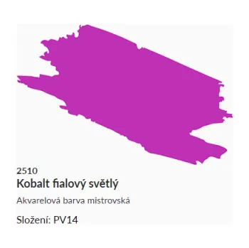 Vodová barva Akvarelová barva 2,6ml - Kobalt fialový světlý/ 3