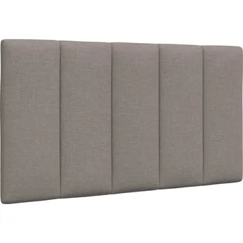Polštář vidaXL Polštář na čelo postele Hanko 80 cm textil [4019139] Barva: taupe