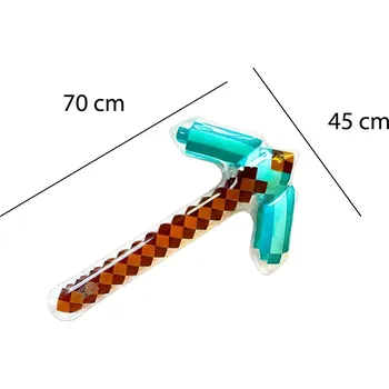 plyšák Diamantový krumpáč Minecraft 70 cm nafukovací