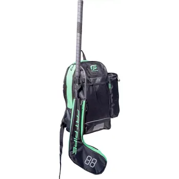 Sportovní vak Fatpipe Lux-Stick Backpack Black/Fresh Mint