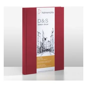 Výtvarný papír Skicovací kniha Hahnemühle D&S A4 portrait červená