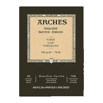 Výtvárné potřeby Skicák Arches Sketch 75% bavlna, 23x31cm, 105g/m2