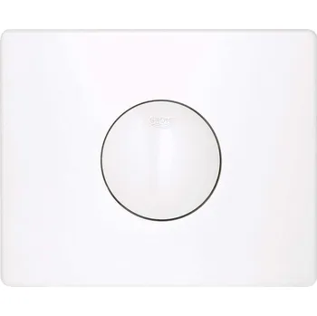 Splachovací tlačítko Ovládací nástěnná WC deska s tlačítkem GROHE Skate 38573SH0 / 1-objemové splachování / plast / horizontální montáž / alpská bílá