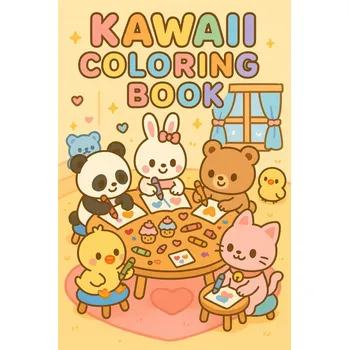 omalovánky KAWAII omalovánky