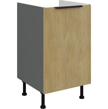 Kuchyňská skříňka Dřezová skříňka CREMONA ANTRACIT 50 ZL 1F BB