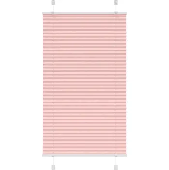 vidaXL Plisovaná roleta 75x100 cm Šířka látky 74,4 cm [4015172] Barva: Růžová