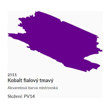 Vodová barva Akvarelová barva 2,6ml - Kobalt fialový tmavý/ 3