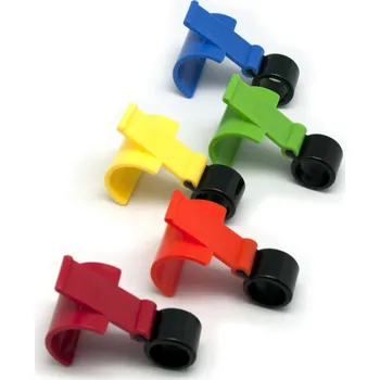 Motozámek Q-TECH zámek brzdové páčky červený