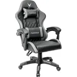 Herní židle FIORANO černá/šedá