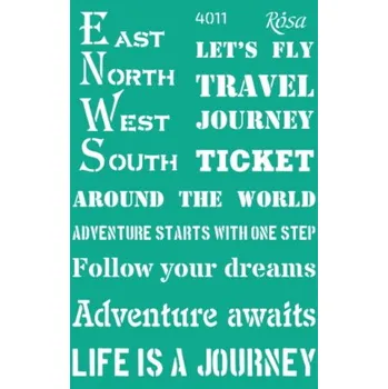 Šablona opakovatelně samolepicí 13x20cm – 4011