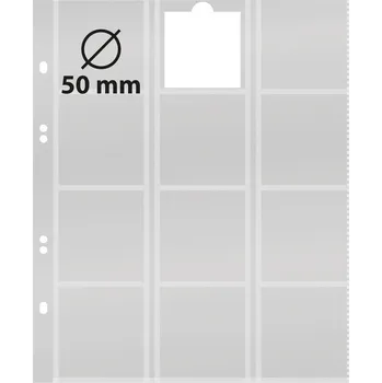 Sběratelství Lindner Multi Collect 12 polí o rozměru 50 x 50 mm Barva mezilistů: červená