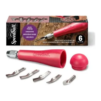 Sada rydel pro linoryt Speedball 5ks s násadkou