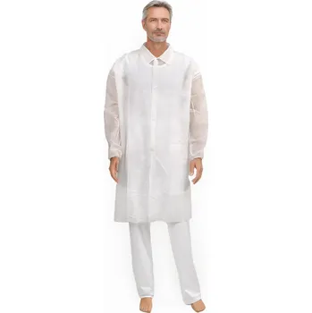 Zdravotnický plášť 2P Servis Plášť návštěvnický Blouspo 40g Bílá L