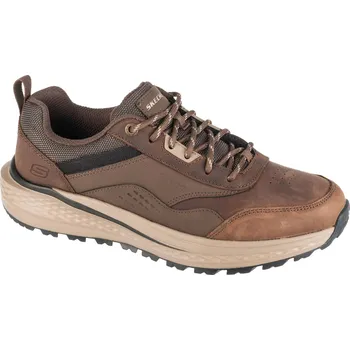 Pánské tenisky Hnědé pánské kožené tenisky Skechers Slade Ultra - Peralto 210925-COC Velikost: 42,5