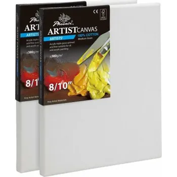 Malířské plátno Napnuté malířské plátno 30x30cm Phoenix Artists