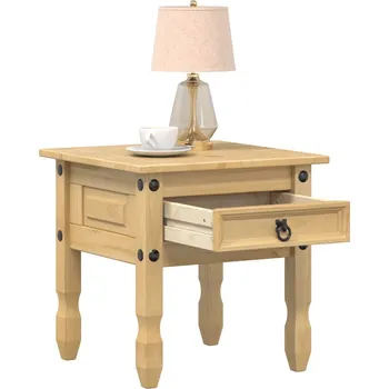 Konferenční stolek vidaXL Odkládací stolek Corona 50 x 50 x 50 cm masivní borové dřevo [4005664]