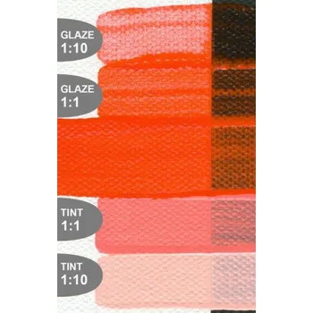 Vodová barva Akryl Golden Fluid 118ml – 2276 Pyrrole Orange