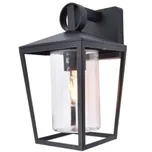 Venkovní nástěnné svítidlo Lutec West / 40 W / hliník / černá