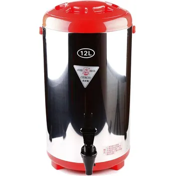 Konvice na čaj Boba Nerezová várnice na čaj s výpustí 12L Černá