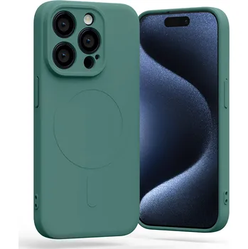 Pouzdro na mobilní telefon Mercury Ochranný kryt na iPhone 7 / 8 / SE (2020/2022) - Mercury, SemiSilicon MagSafe Green
