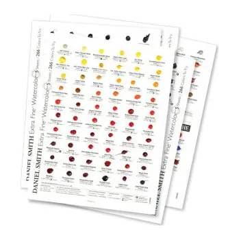 Vodová barva Daniel Smith Watercolour Dot Card 266 odstínů