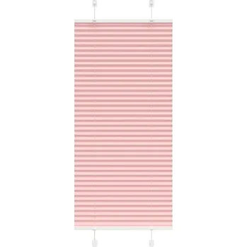 vidaXL Plisovaná roleta 65x100 cm Šířka látky 64,4 cm [4015170] Barva: Růžová