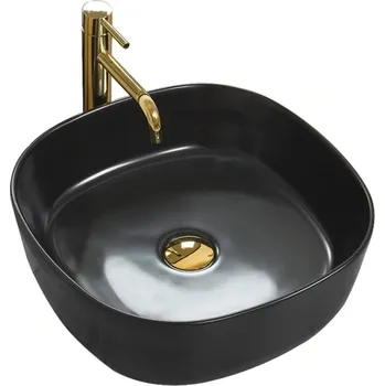 Rea Keramické umyvadlo ELENA - Matně černá
