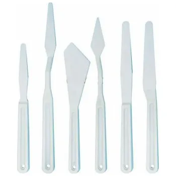 Sada plastových špachtlí 6ks