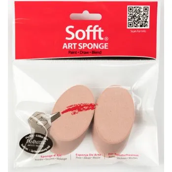 Výtvárné potřeby Roztírací houbička PanPastel kulatá 2ks