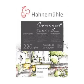 Skicovací blok Hahnemühle Concept pad A4 220g