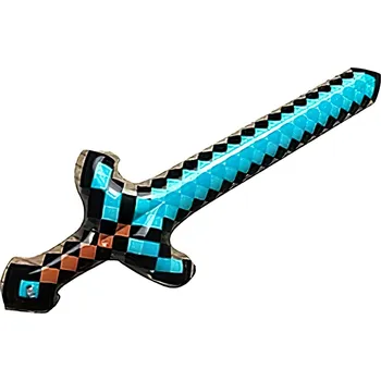 Karnevalový kostým FunCo Diamantový meč Minecraft 60 cm nafukovací