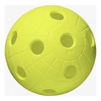 Florbalový míček Unihoc Ball Crater neon yellow 3 ks