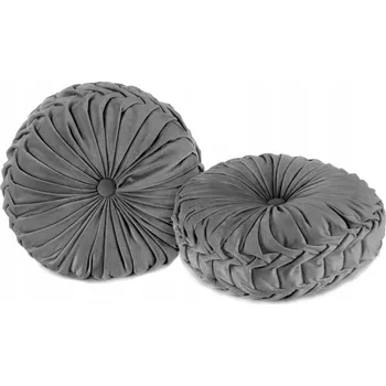 Polštář Tutumi Dekorační polštář GLAMOUR - tmavě šedá