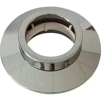 German Rozeta / vnější O 14 cm / vnitřní O 8,5 cm / plast / chrom