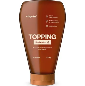 Sirup Vilgain Prebiotic Topping – karamel 320 g