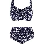 Dvoudílné plavky pro plnoštíhlé Salma Ocean S803 XXL tmavě modrá