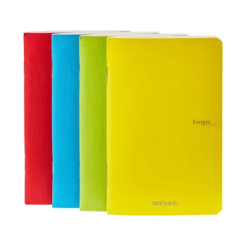 Výtvarný papír Skicovací bloček Fabriano Ecoqua A5 linkovaný – Lampone