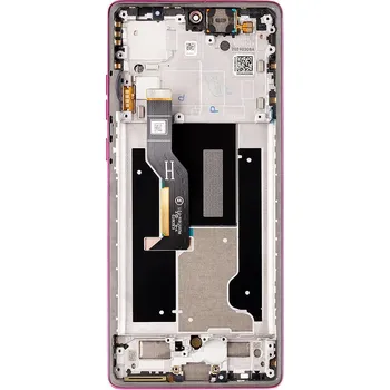 LCD + dotyk + přední kryt pro Motorola Edge 50 Fusion, hot pink (Service Pack)