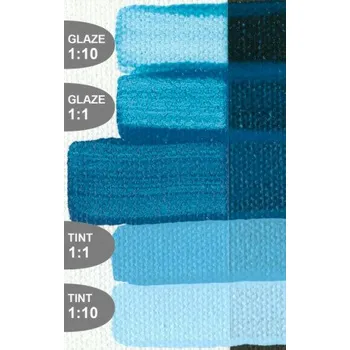 Vodová barva Akryl Golden Fluid 118ml – 2051 Cerulean Blue Deep