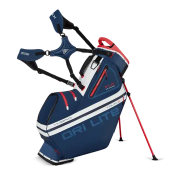 Sportovní taška Big Max Dri Lite Hybrid Tour 2 Stand Bag, Navy/Red/White